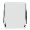 Columbus Drawstring Backpack White